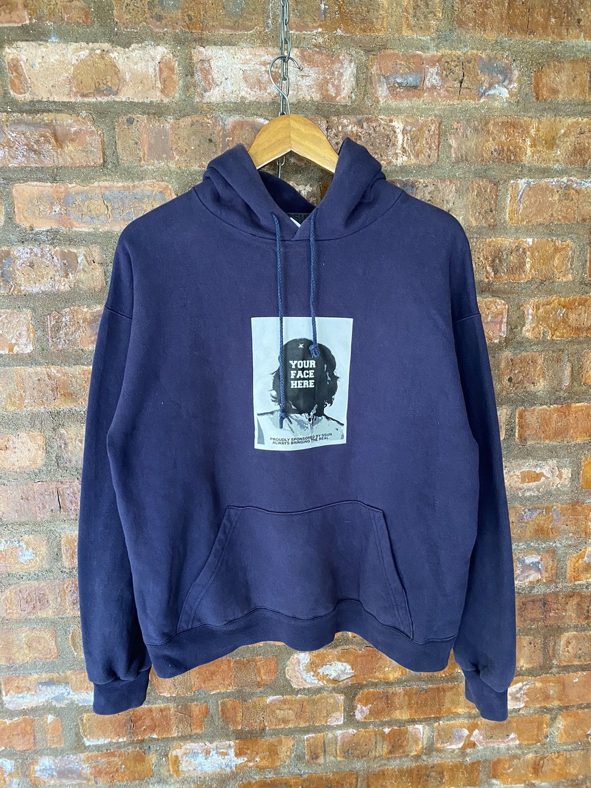 Japanese Brand × SSUR × Vintage 1990s SSUR put your face che guevara hoodie Size US M / EU 48-50 / 2 - 2 Thumbnail