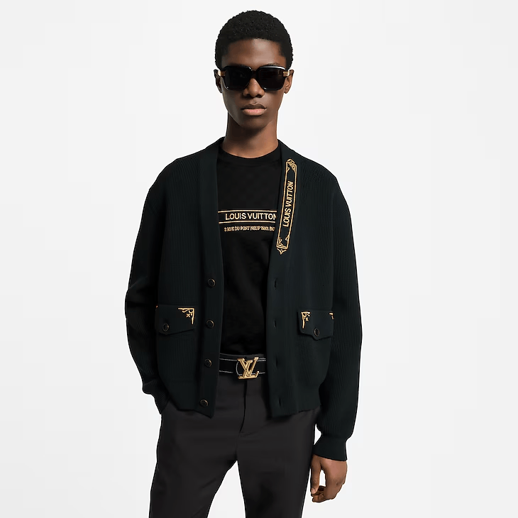 Louis Vuitton Embroidered Signature Cardigan Size US S / EU 44-46 / 1 - 2 Thumbnail