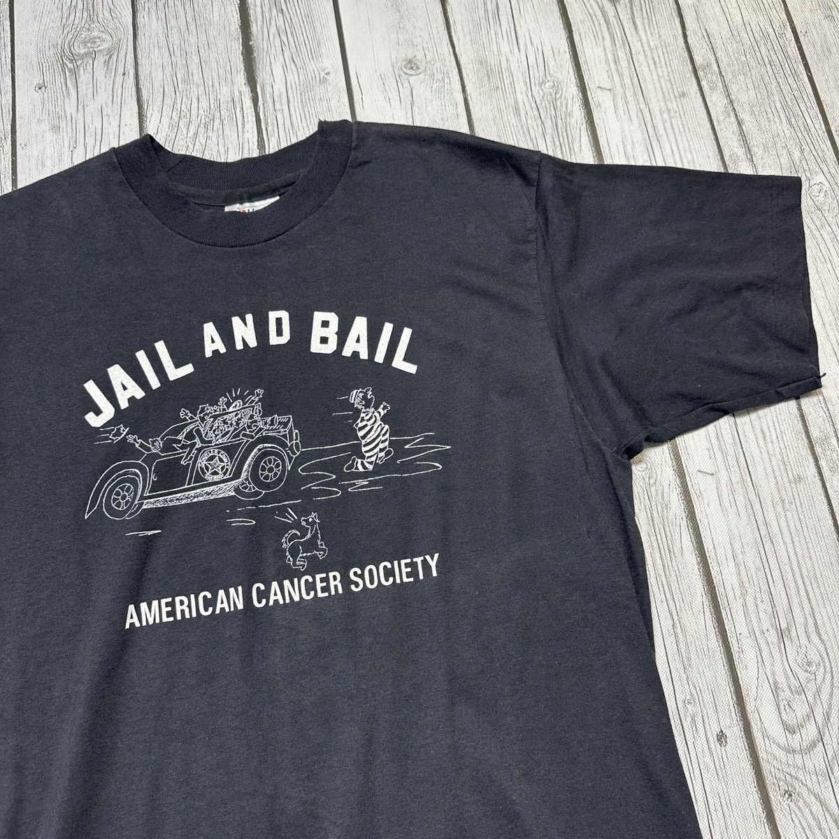 Hanes × Vintage Vintage Jail and Bail tee Size US L / EU 52-54 / 3 - 3 Thumbnail