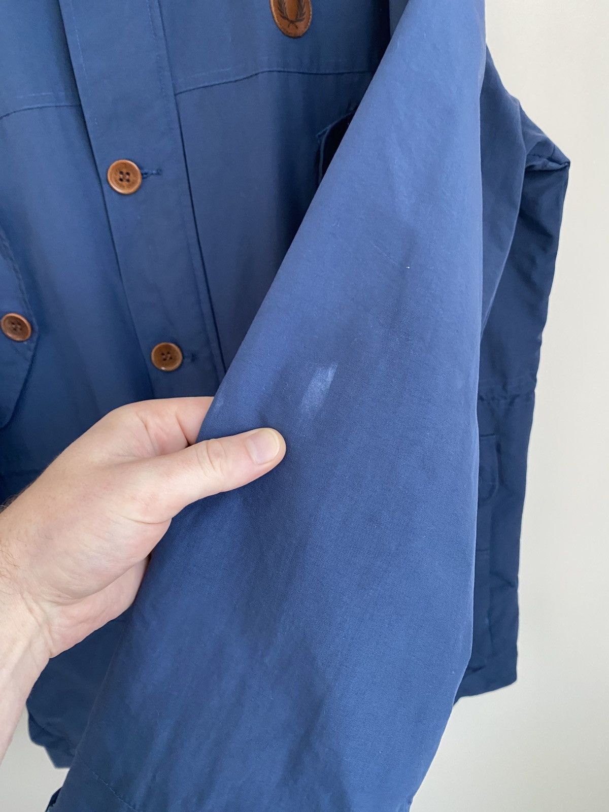 Fred Perry Fred Perry Mountain Parka Jacket Mens L Blue Size US L / EU 52-54 / 3 - 4 Thumbnail