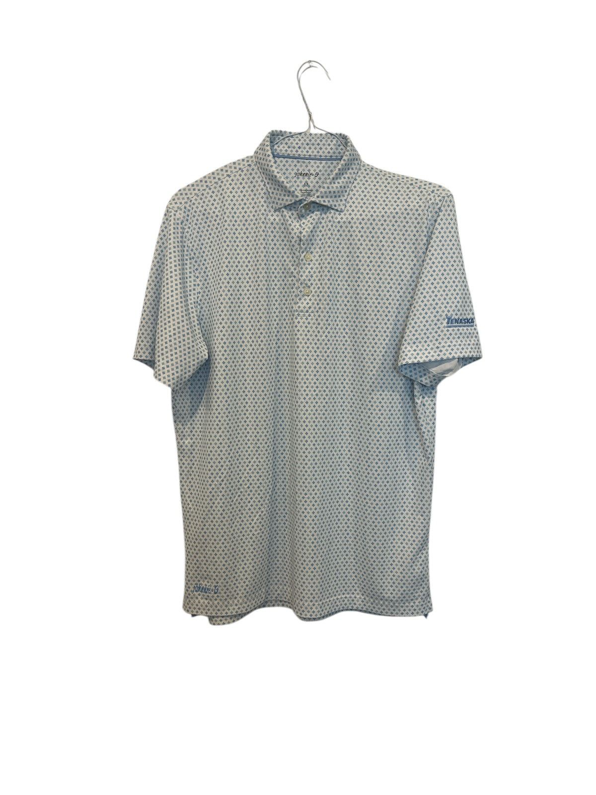 johnnie-O Johnnie O Polo Shirt Men’s Medium Geometric Polyester Size US M / EU 48-50 / 2 - 1 Thumbnail
