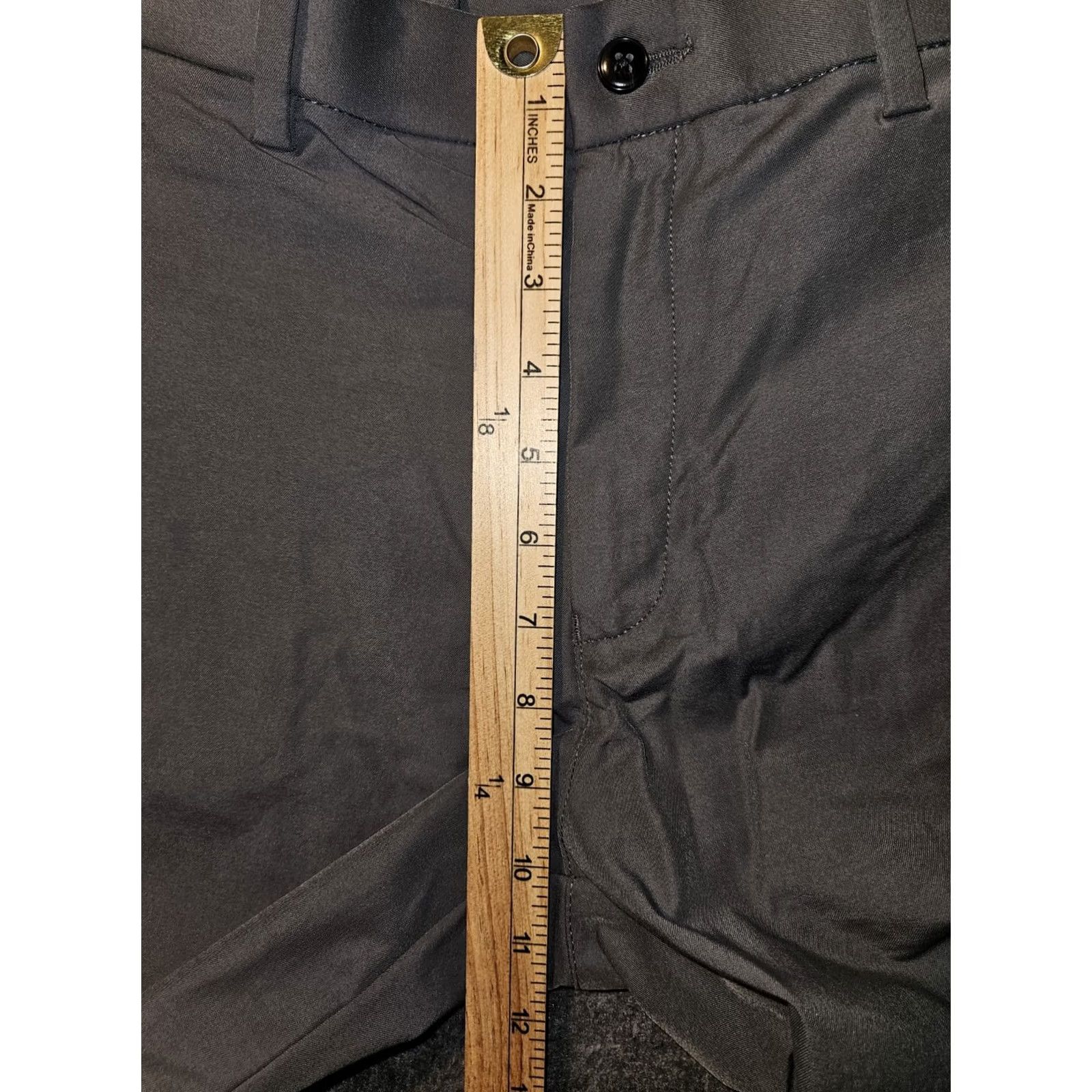 Michael Kors Michael Kors Chino Performance Pants Men 38x30 Gray Workwear Slim Regular Straight 29 Inseam Pockets Stretch Easy Care Size US 38 / EU 54 - 4 Thumbnail