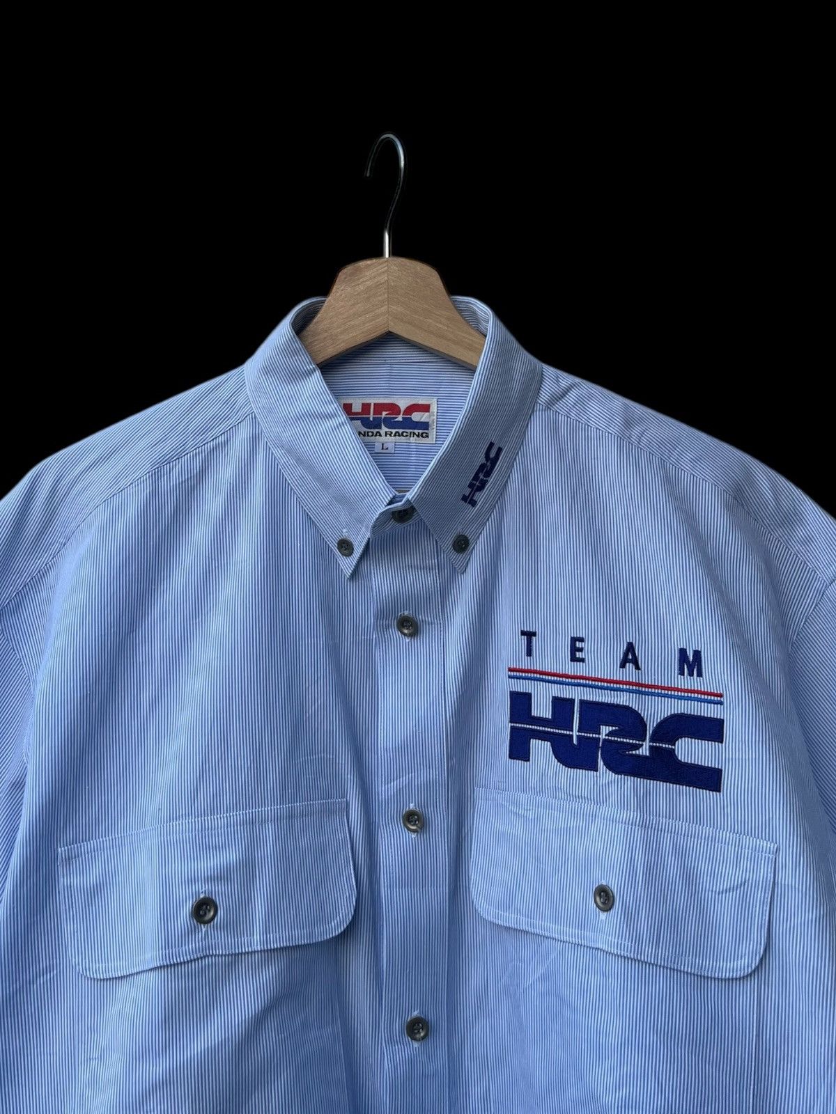 Honda Team HRC Honda Racing Pinstripes Work Shirt Size US L / EU 52-54 / 3 - 4 Thumbnail