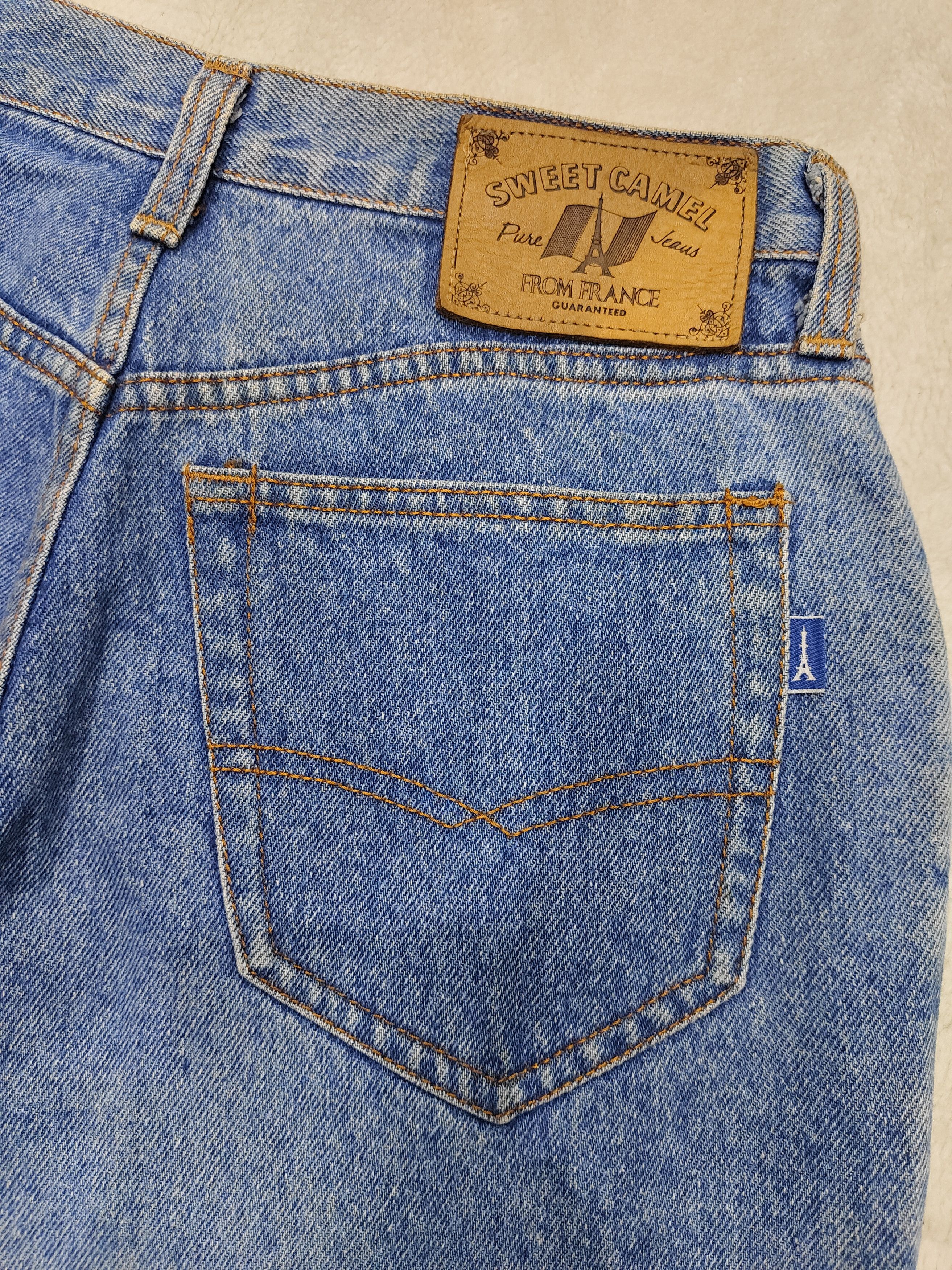 Japanese Brand 🔥Vtg Sweet Camel 🇫🇷 High Waist Washed Jeans Size 28" / US 6 / IT 42 - 6 Thumbnail