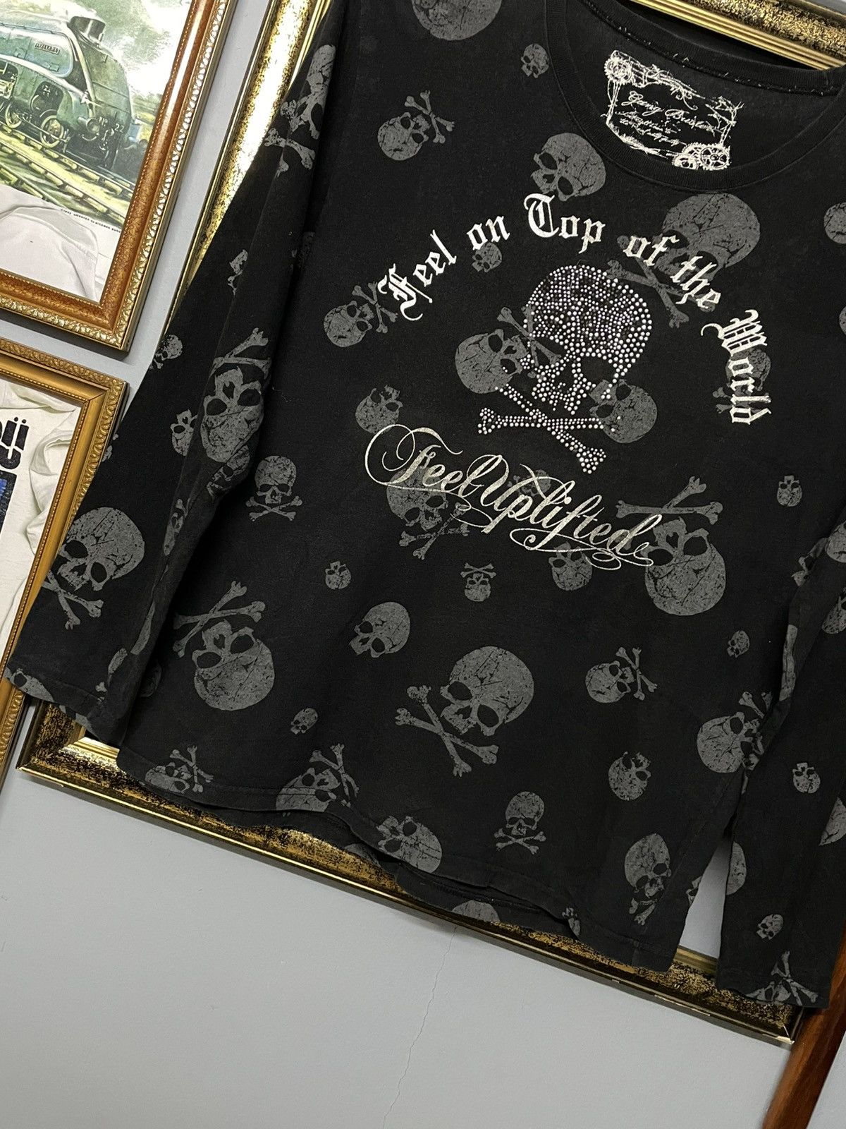 Designer × Japanese Brand × Vintage Vintage 1990s Japan Designer Gang Brister Fullprint Skull Size US M / EU 48-50 / 2 - 3 Thumbnail