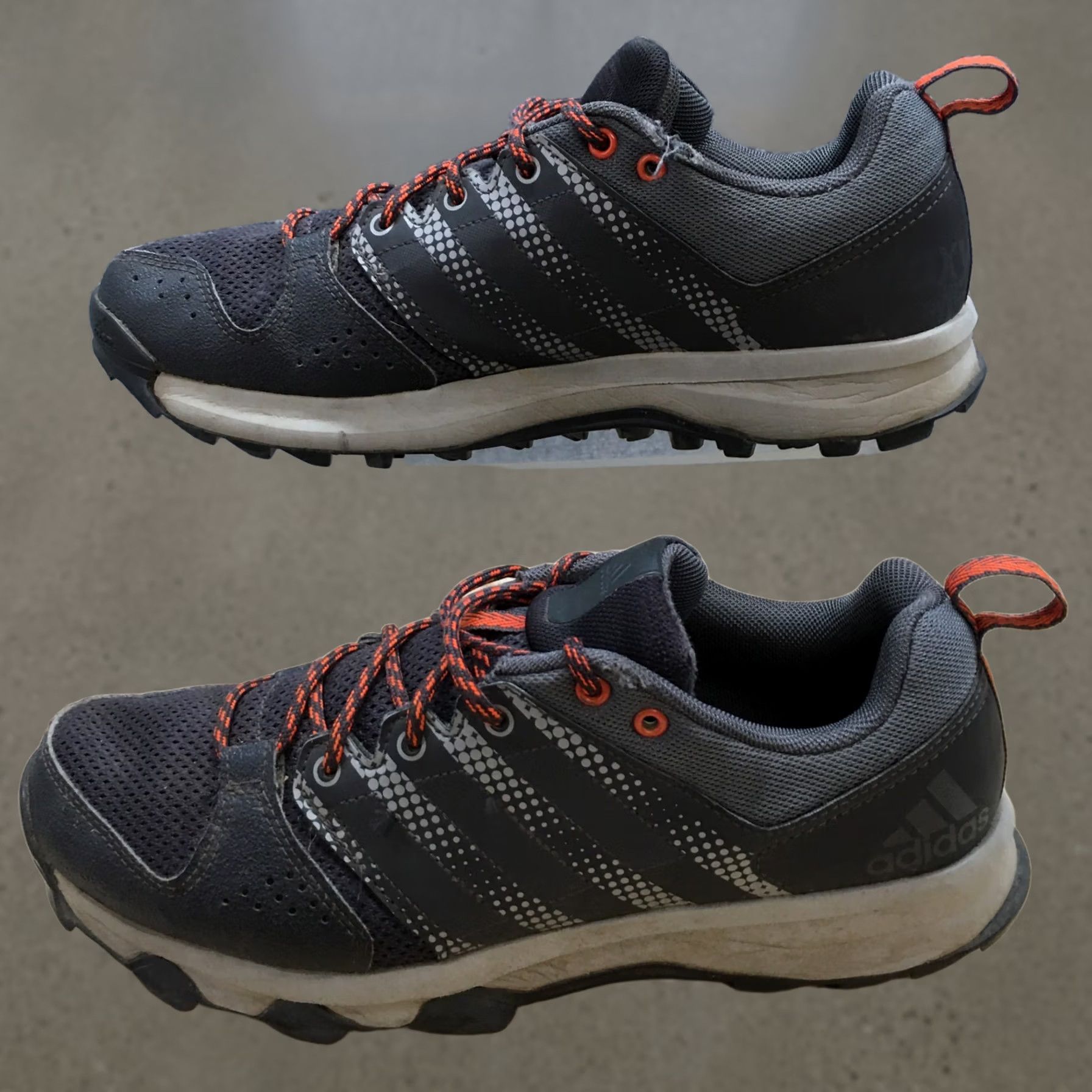 Adidas adidas Sneaker Mens Gray Galaxy Trail Traxion Hiking Laced Casual BB6106 Size US 8 / EU 41 - 1 Thumbnail
