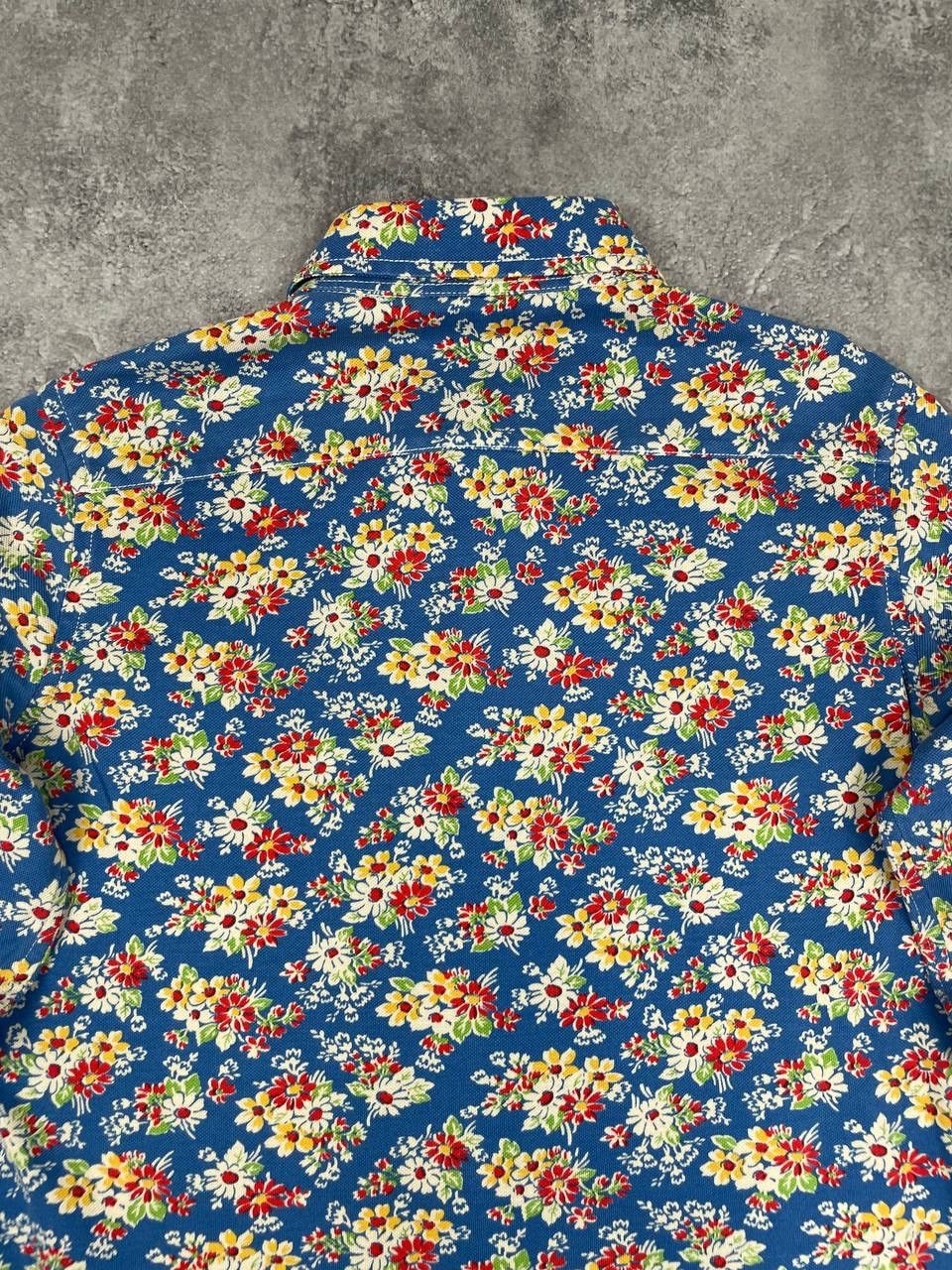 Ralph Lauren Ralph Lauren Men Cotton Floral Print Shirt Blue Multicolor Size US M / EU 48-50 / 2 - 7 Thumbnail