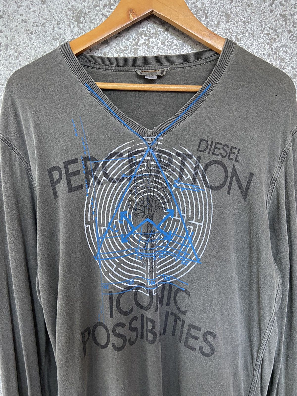 Diesel Diesel long sleeve distressed Size US L / EU 52-54 / 3 - 2 Thumbnail