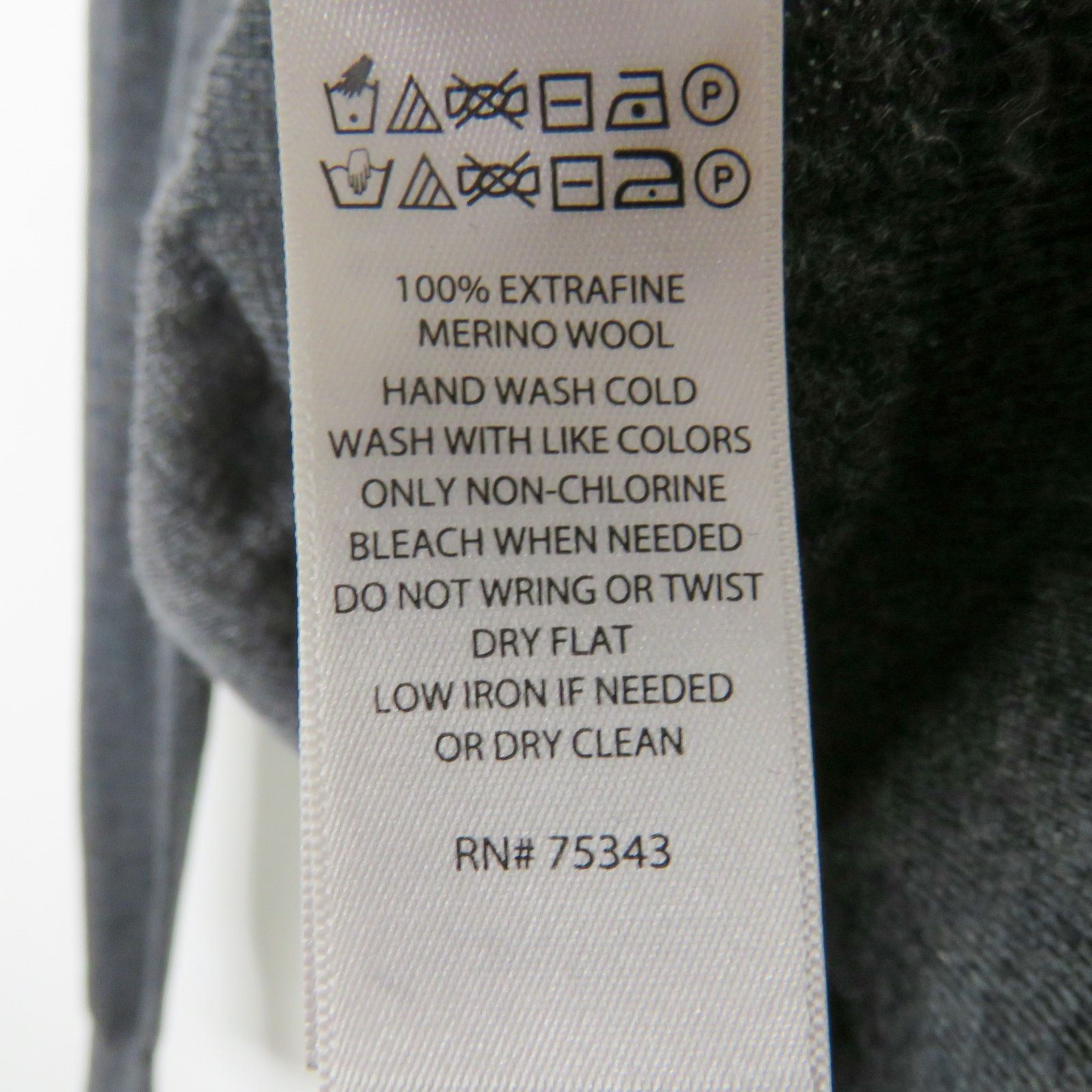 Nordstrom Daniel Hechter Charcoal Gray Merino Wool Sweater Medium Size US M / EU 48-50 / 2 - 7 Thumbnail
