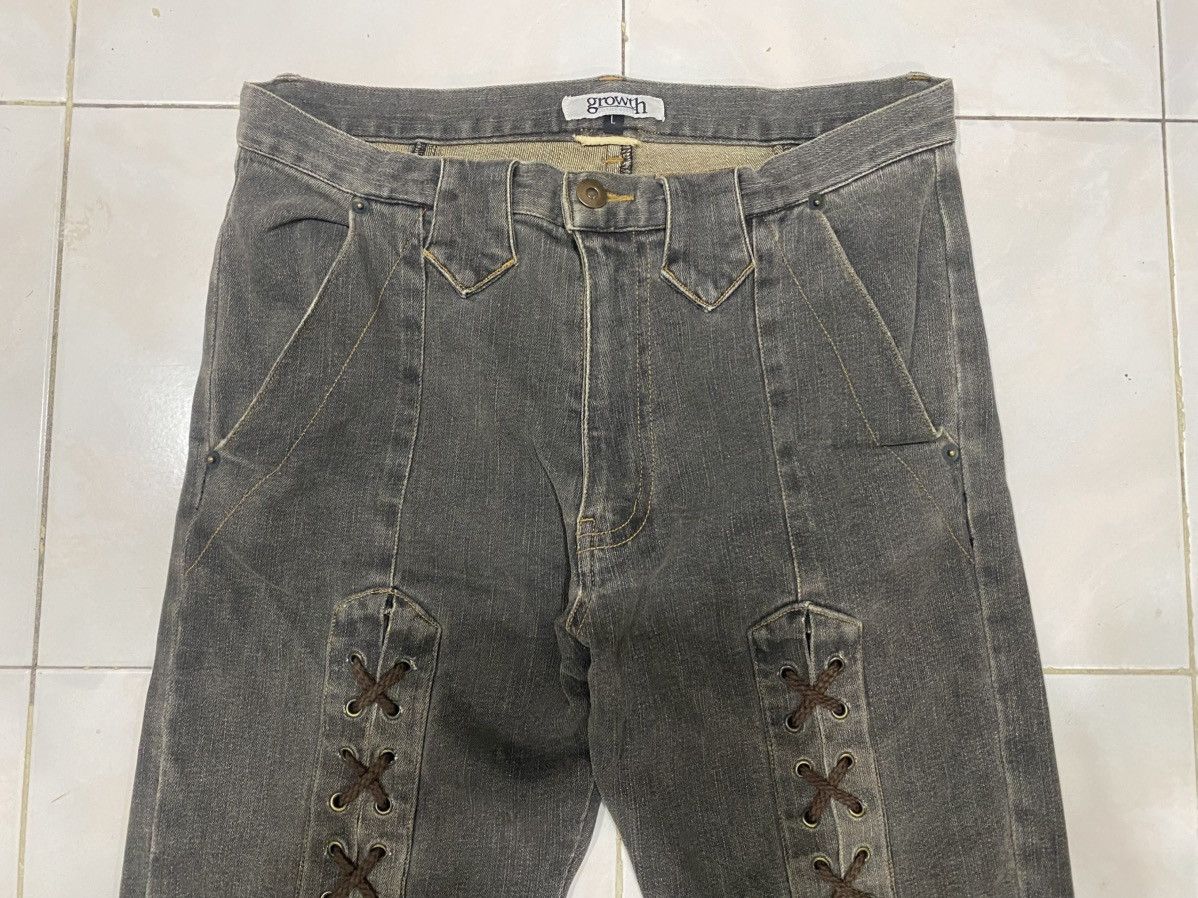 14th Addiction Growth Lace Up Faded Black Bootcut Pant Size US 30 / EU 46 - 7 Thumbnail