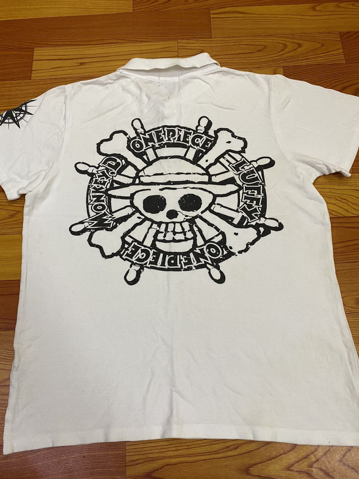 Anime × Japanese Brand × One Piece One Piece Monkey D Luffy Pirate Logo Polo Shirt Size US M / EU 48-50 / 2 - 6 Thumbnail