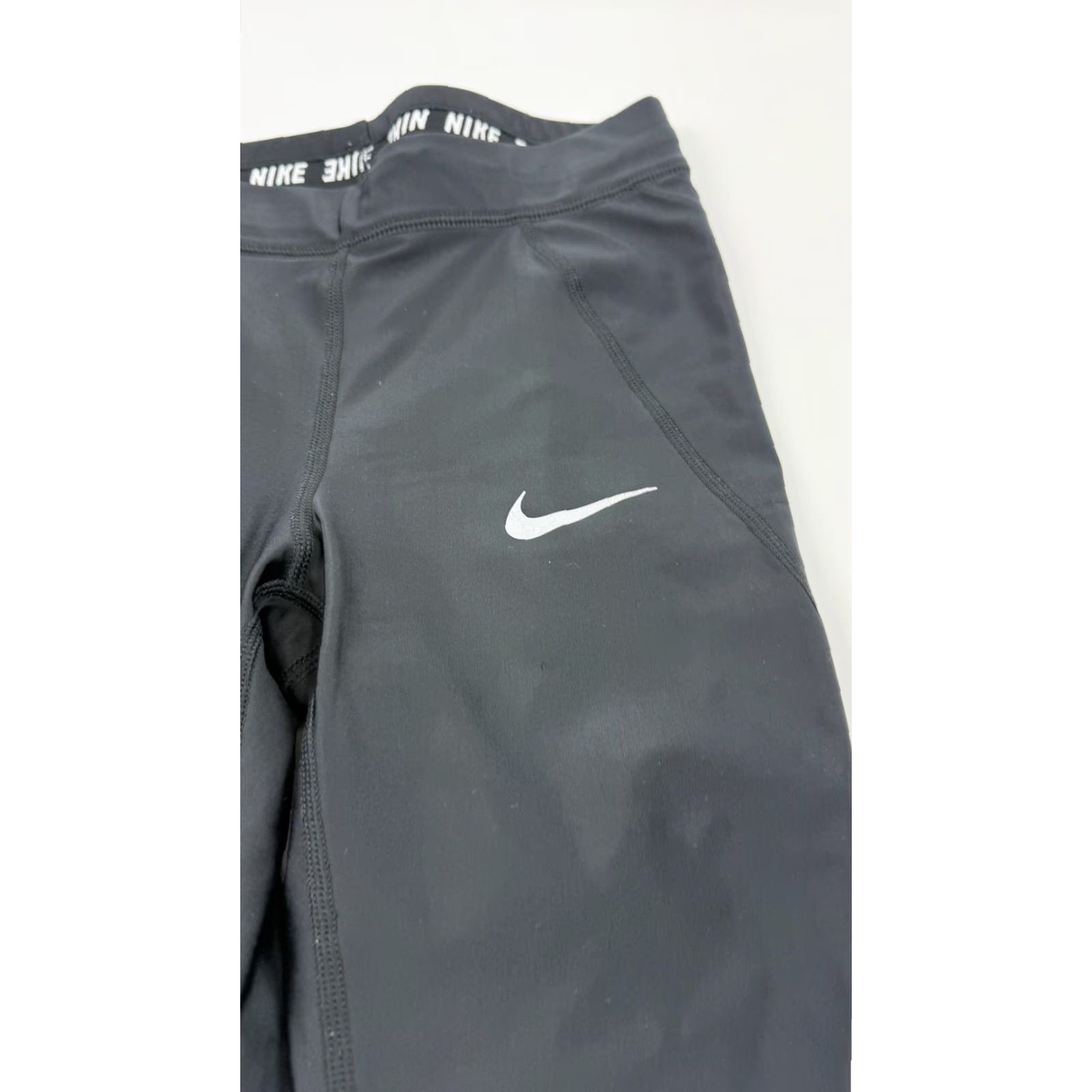 Nike Nike Pants Womens XS Black Running Leggings Reflective 890333-010 Size 26" / US 2 / IT 38 - 2 Thumbnail