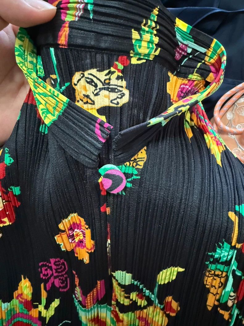 Issey Miyake Issey Miyake size:3 Black lion dance pleated vest Size XS / US 0-2 / IT 36-38 - 7 Thumbnail