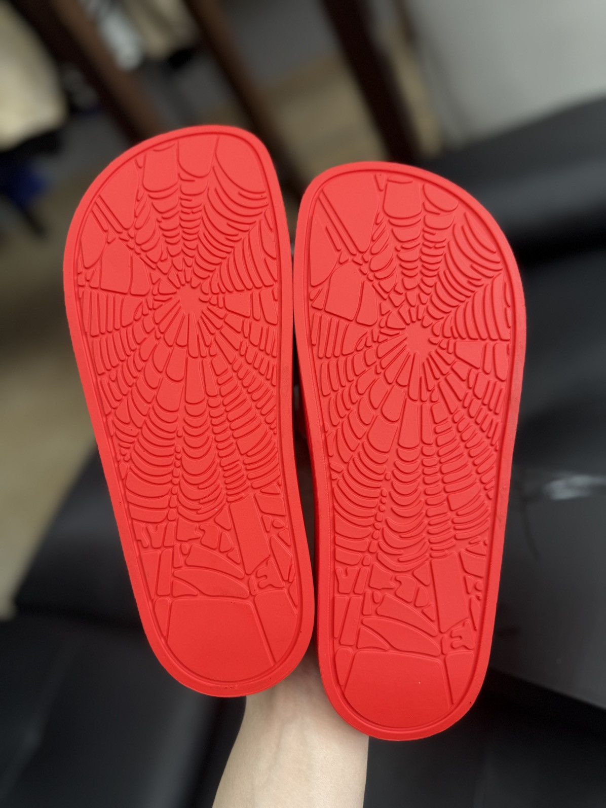 Sp5der Sp5der Red Slip On Rubber Slides Size (7) Brand New Size US 7 / EU 40 - 8 Thumbnail