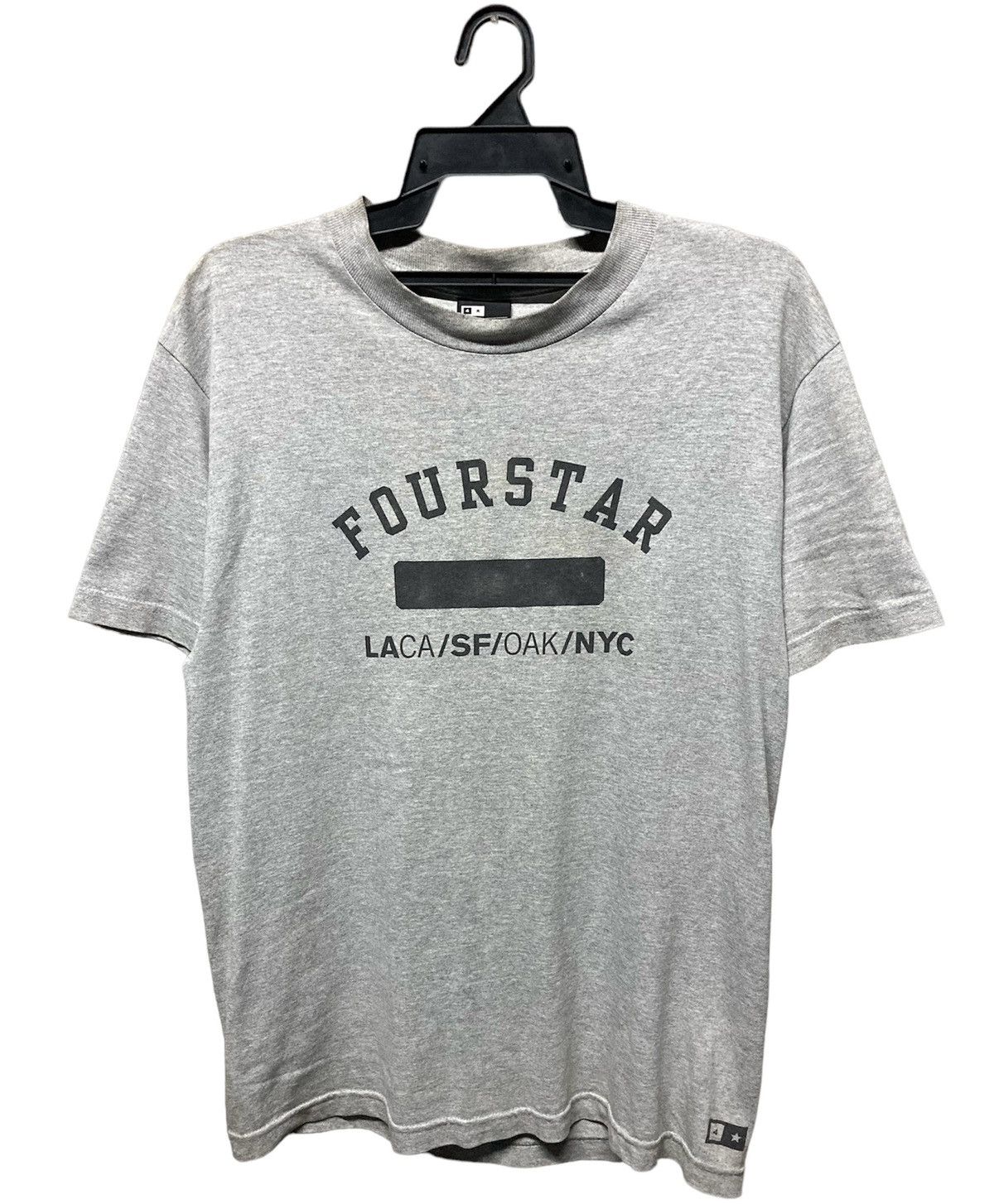 image of Fourstar Skateboards Tee in Grey, Men's (Size Medium)