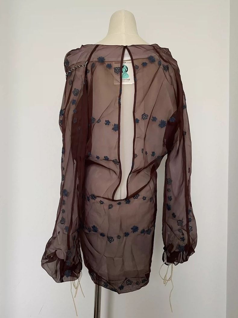 Undercover Undercover 02 SS Tulle Embroidered Dress 2504-Nextarrow Size S / US 4 / IT 40 - 2 Thumbnail