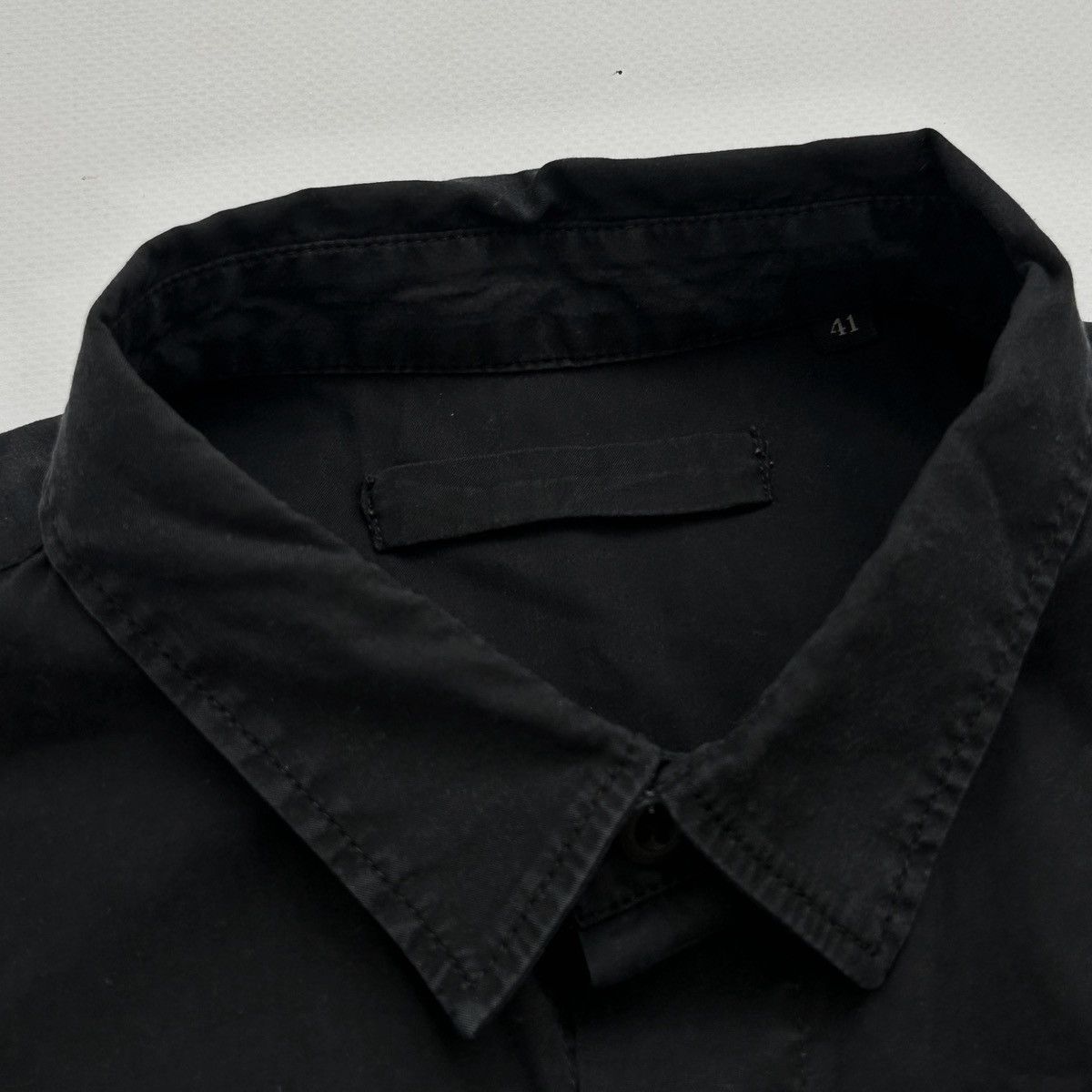 Prada Prada Formal Black Shirt Nylon Size US M / EU 48-50 / 2 - 10 Thumbnail