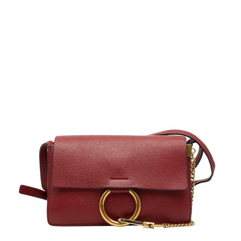 Chloe Chloe Faye Calfskin Shoulder Bag Leather Crossbody Bag DUTY FREE for USA
