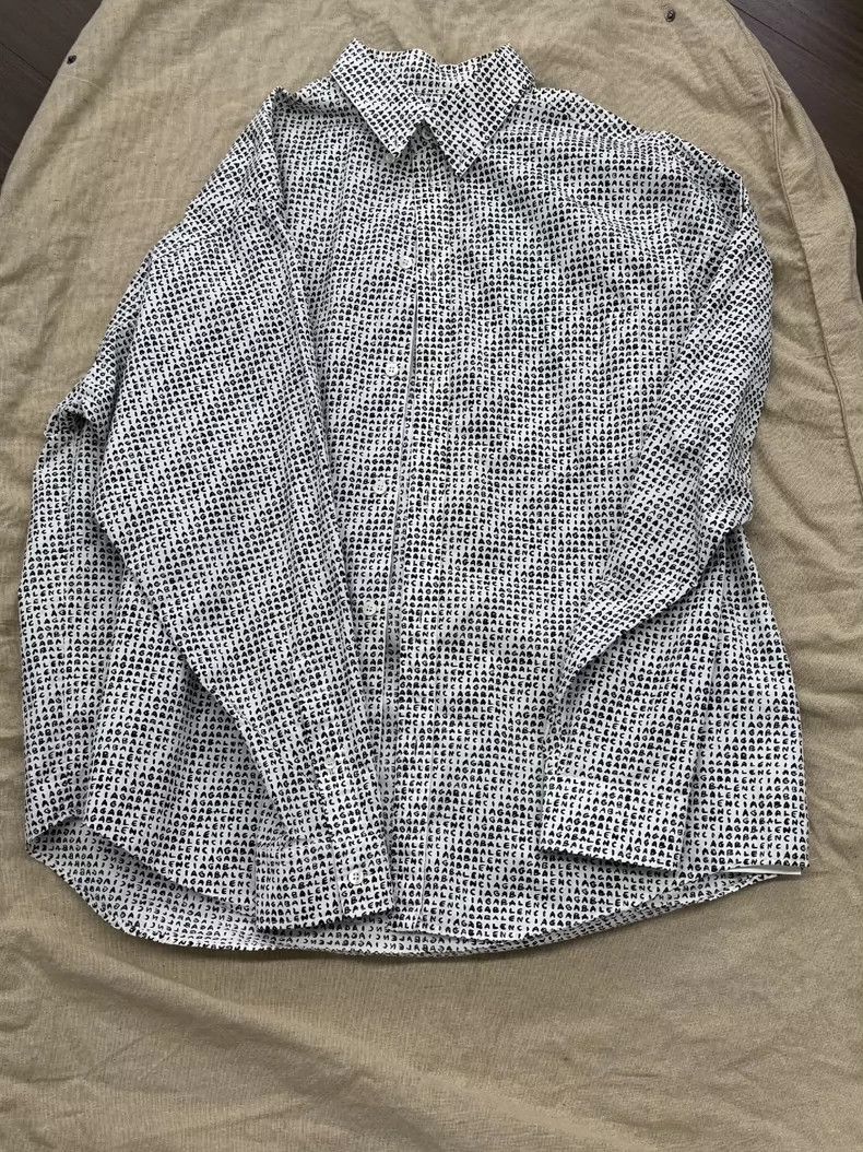 Balenciaga Balenciaga size 38 Graffiti Mixed Color Long Sleeve Shirt Size M / US 6-8 / IT 42-44 - 1 Thumbnail