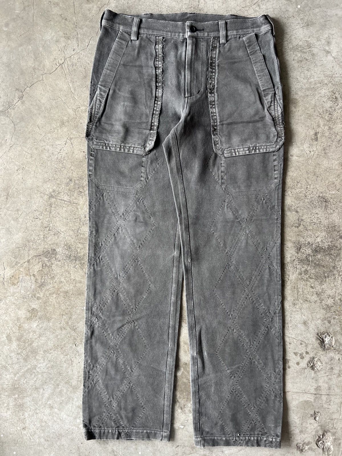 Issey Miyake Issey Miyake 2008 A-POC Inside Jacquard Front Pocket Jeans Size US 34 / EU 50 - 1 Thumbnail