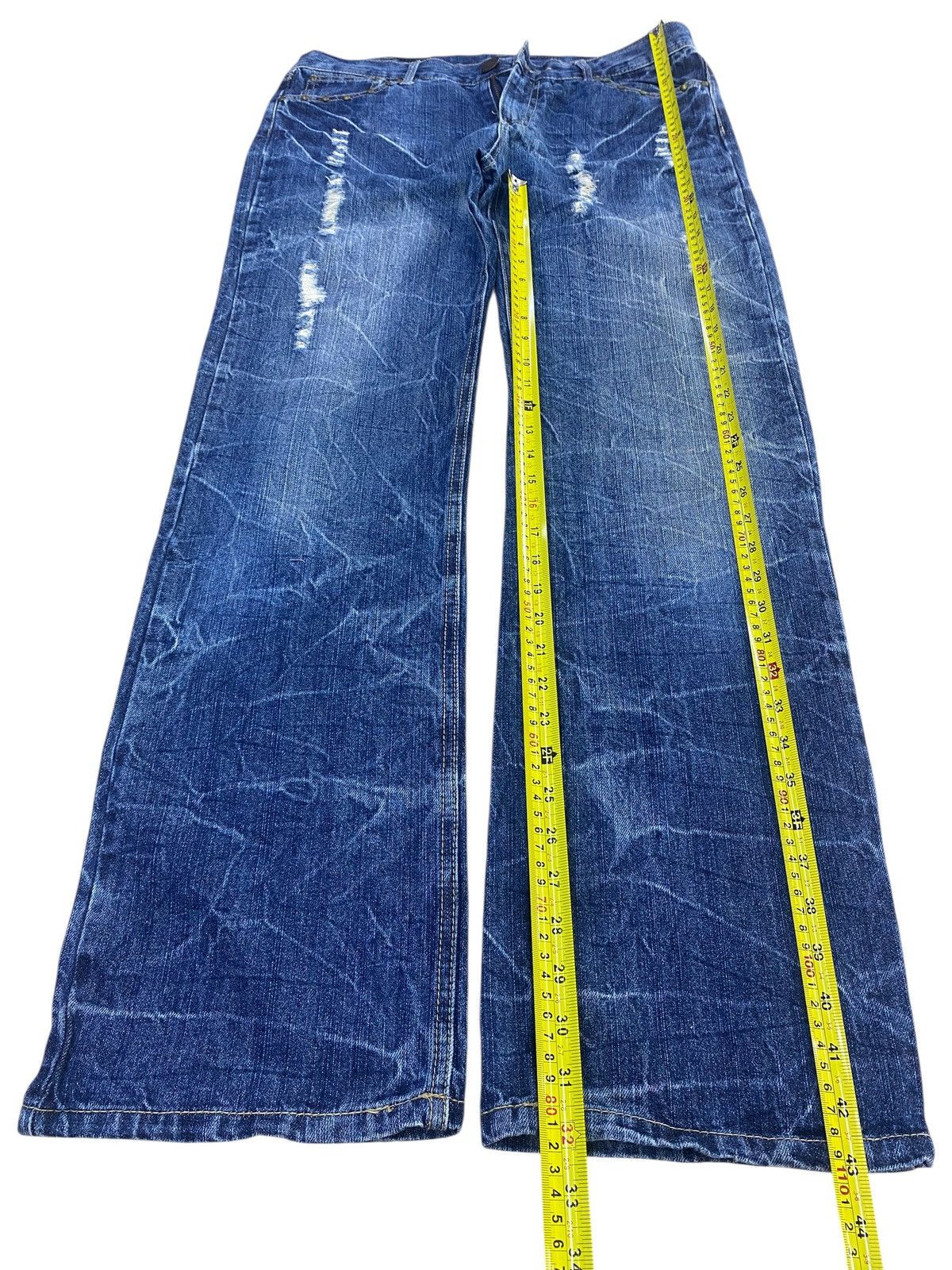 Japanese Brand Back & Forth Brand Thunder Wqsh Style Ripped Jeans Size US 34 / EU 50 - 7 Thumbnail