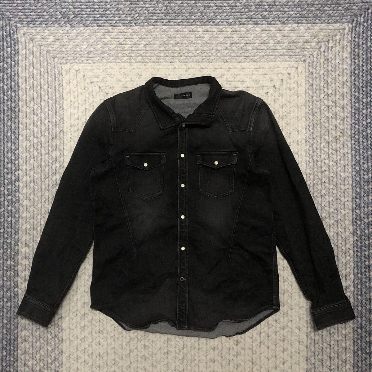 Rare Tete Homme Button Up Denim Shirts