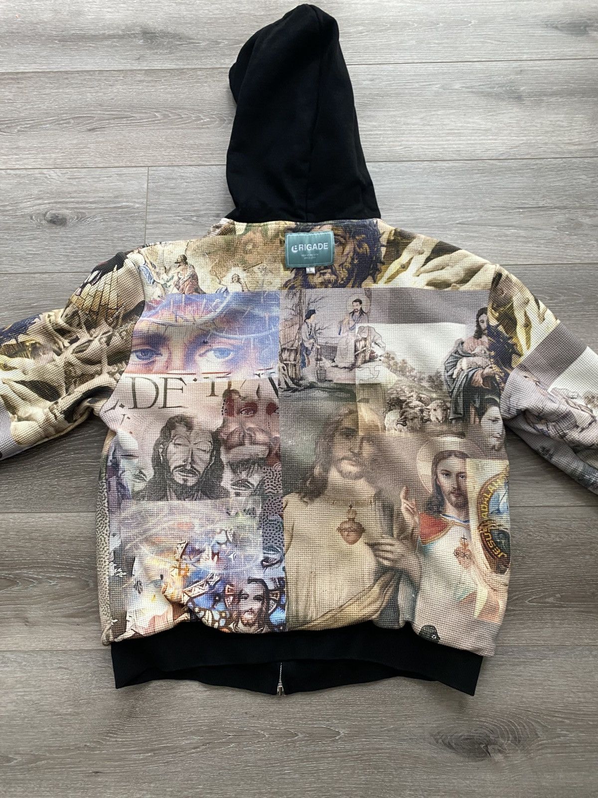 Brigade Brigade Shepherd Reversible Zip Hoodie Size US L / EU 52-54 / 3 - 5 Thumbnail