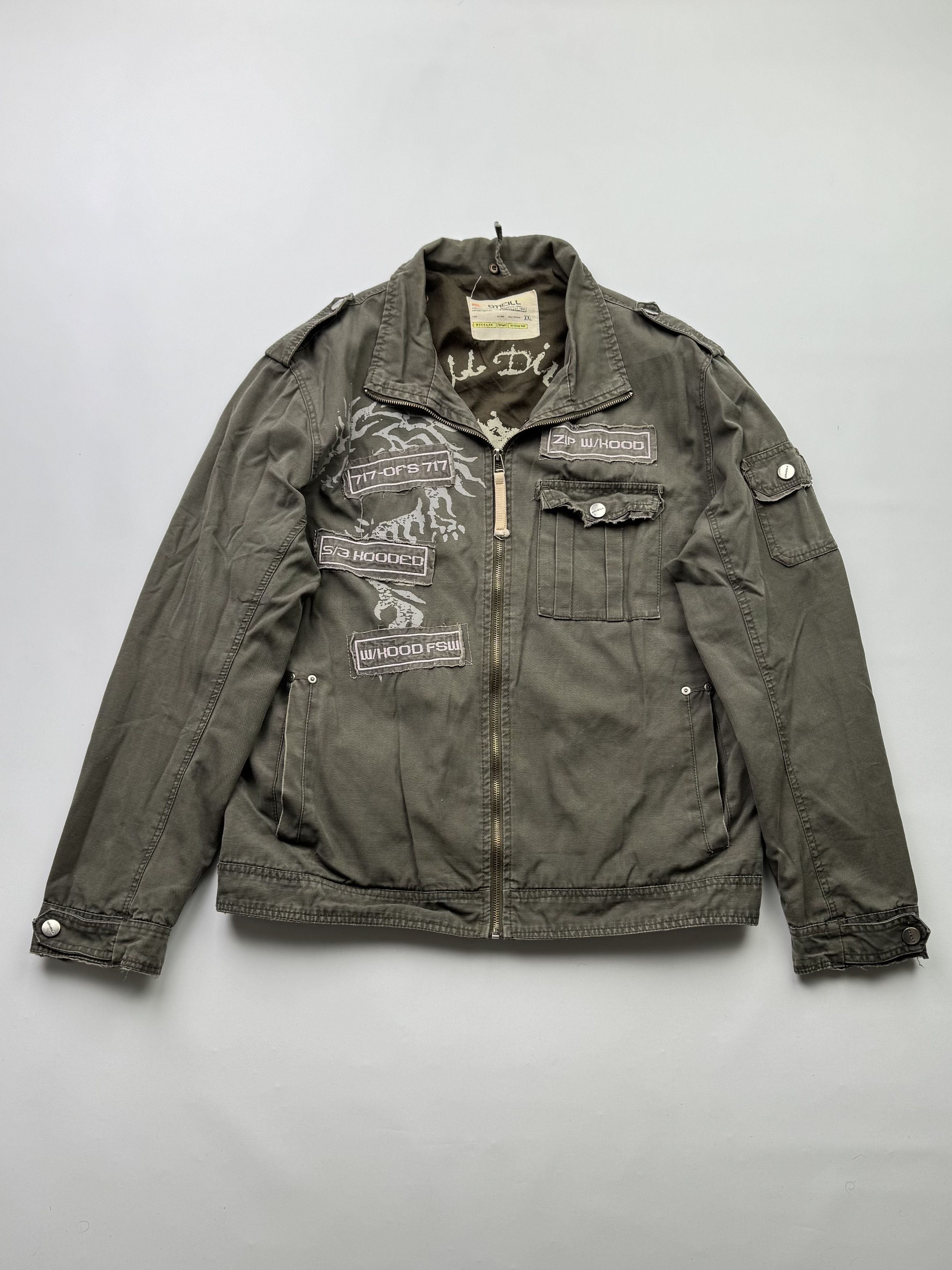 Vintage Vintage Distressed Jacket B579(V86)E2 Size US XXL / EU 58 / 5 - 1 Thumbnail