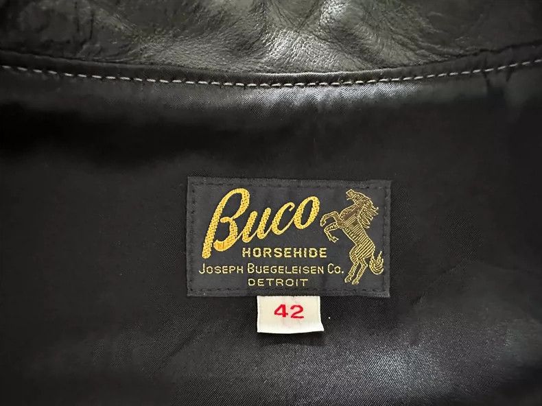The Real McCoy's The Real McCoy's Size 42 BUCO J-100 Leather Jacket Tea Cor Size US M / EU 48-50 / 2 - 3 Thumbnail