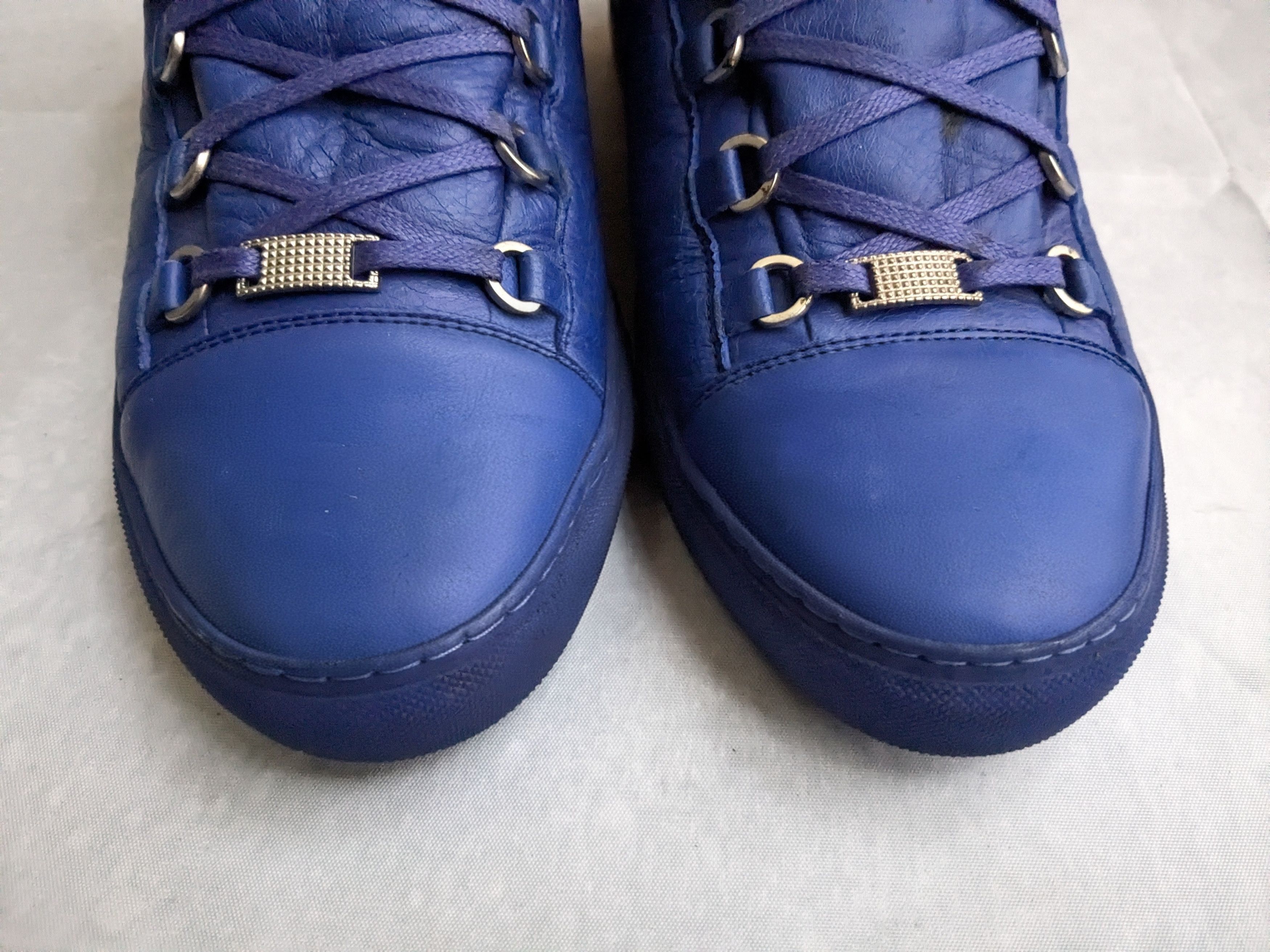 Balenciaga Balenciaga Arena Blue 13 High Tops Leather Size US 13 / EU 46 - 4 Thumbnail