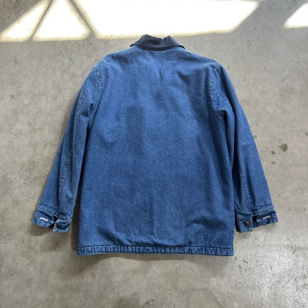 Carhartt × Vintage × Wrangler Big Ben Blanket Lined Denim Chore Coat Jacket Sz 40 80s Size US M / EU 48-50 / 2 - 4 Thumbnail
