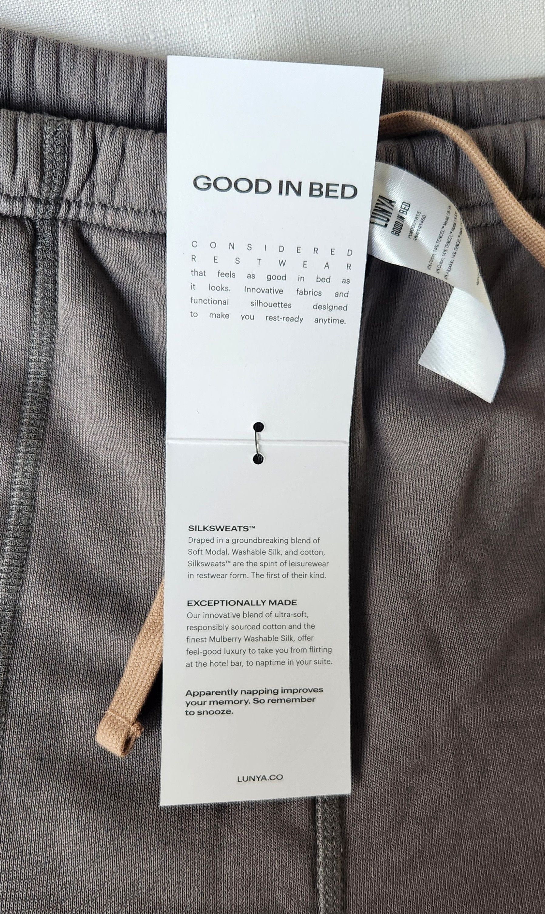 Designer × Lunya Lunya good in Bed Silksweats Midweight Reversible Jogger XL Size US 36 / EU 52 - 8 Thumbnail
