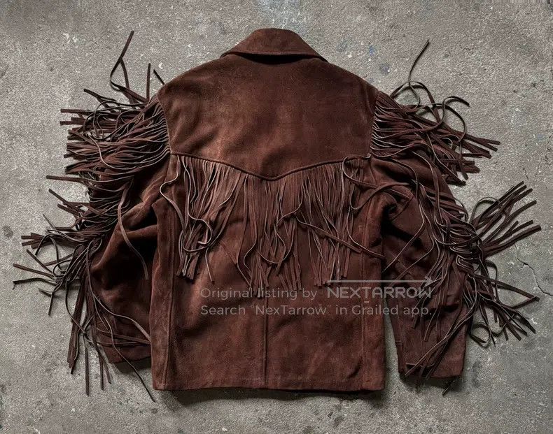 Schott Schott Vintage western fringed leather jacket Size US L / EU 52-54 / 3 - 6 Thumbnail
