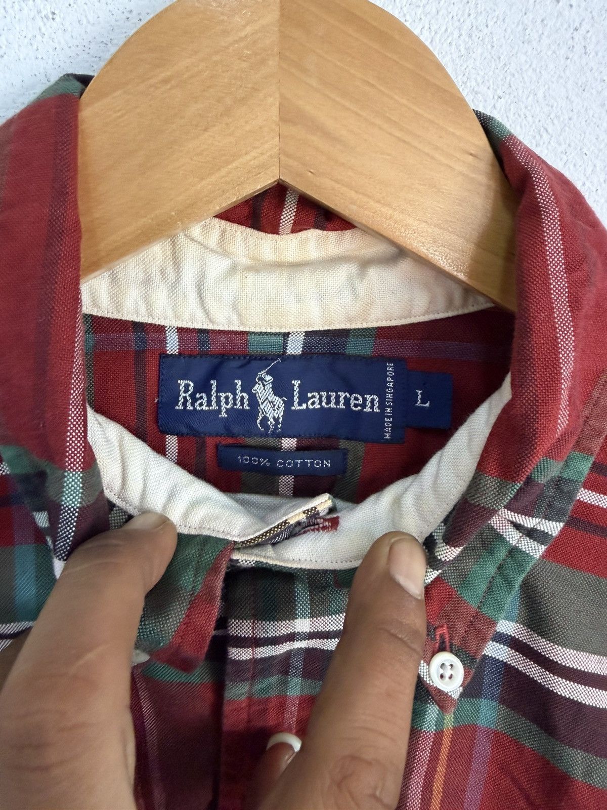 Ralph Lauren Ralph Lauren Long Plaid Shirt Size US L / EU 52-54 / 3 - 3 Thumbnail