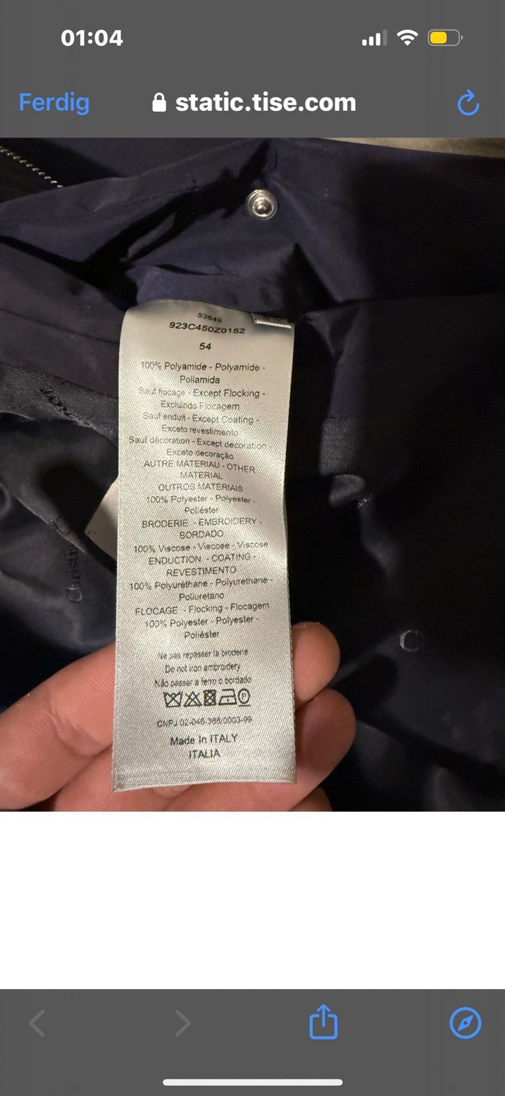 Dior × Kaws Dior x kaws Size US L / EU 52-54 / 3 - 11 Thumbnail