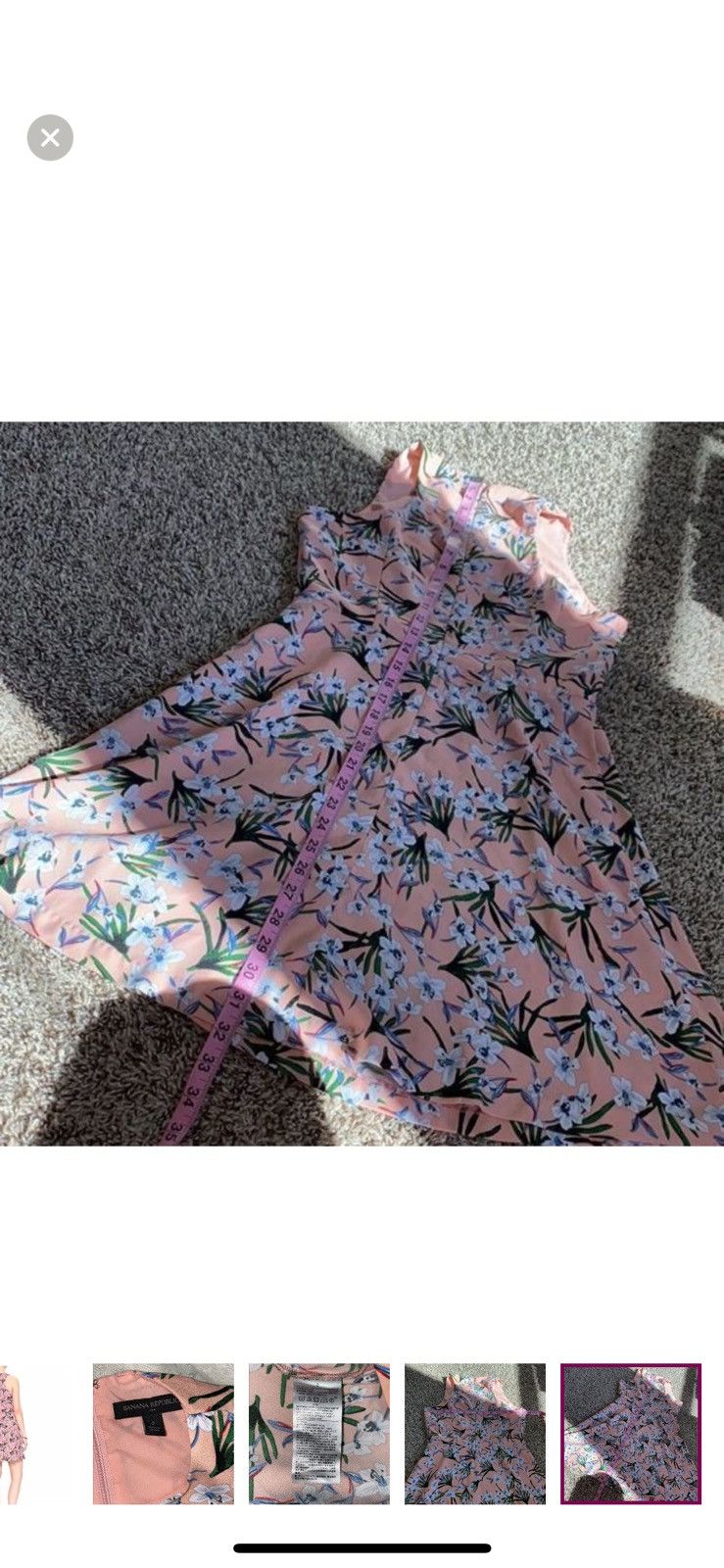 Banana Republic Banana republic pink floral dress size 2 Size XS / US 0-2 / IT 36-38 - 6 Thumbnail