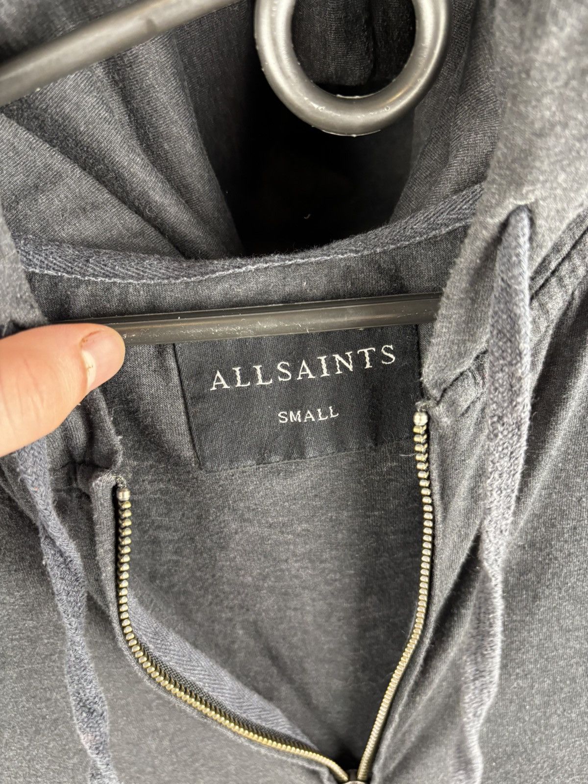Allsaints Allsaints Zip Hoodie Black size S Size US S / EU 44-46 / 1 - 3 Thumbnail