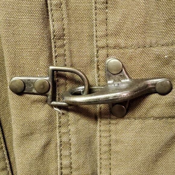 Vintage Tweed River Outfitters Nylon, Tan Fishing Sz M Long Jacket w Size US M / EU 48-50 / 2 - 5 Thumbnail