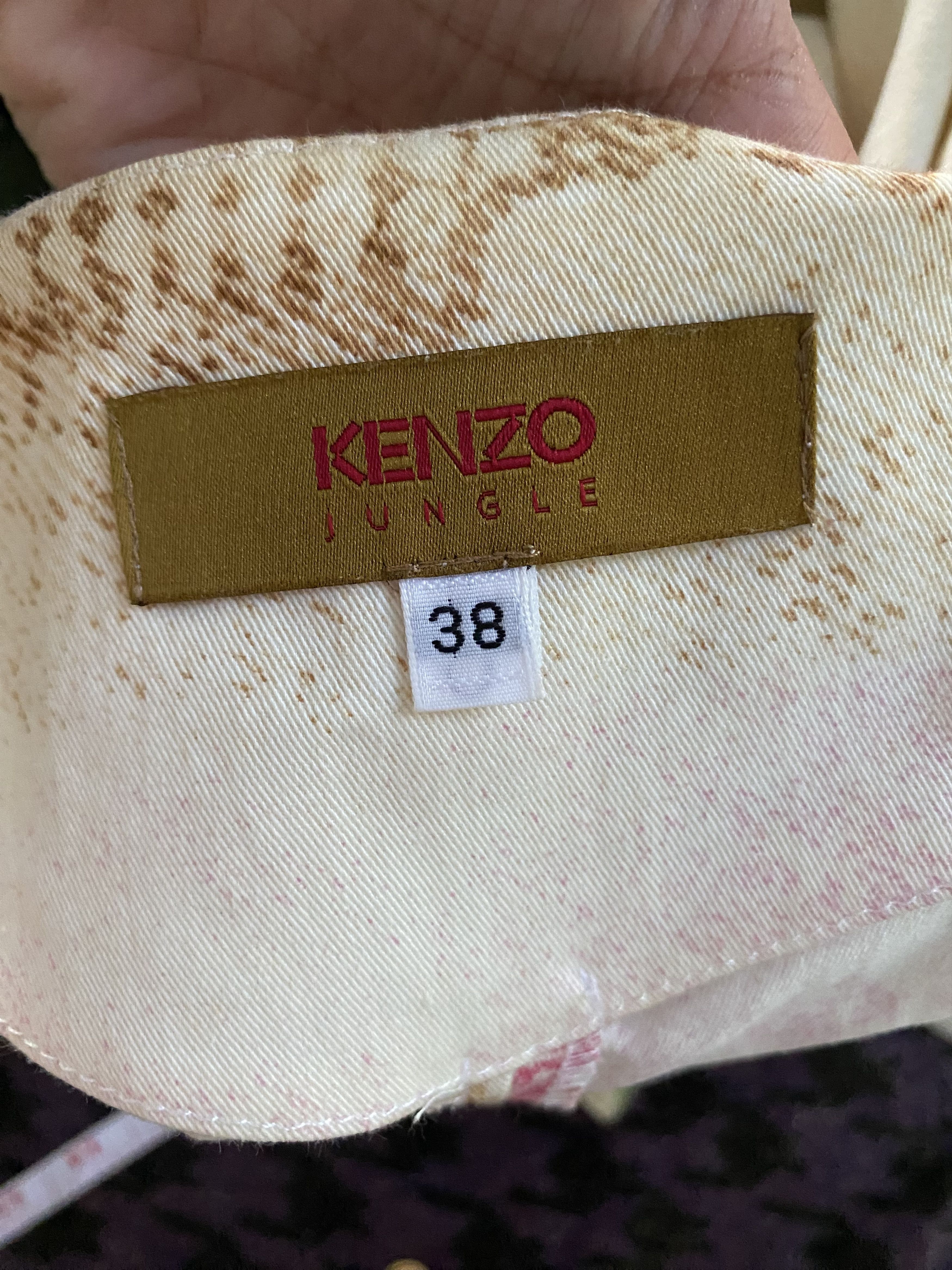 Kenzo Vintage Kenzo Jungle pants with vibrant floral print size 38 Size 26" / US 2 / IT 38 - 4 Thumbnail