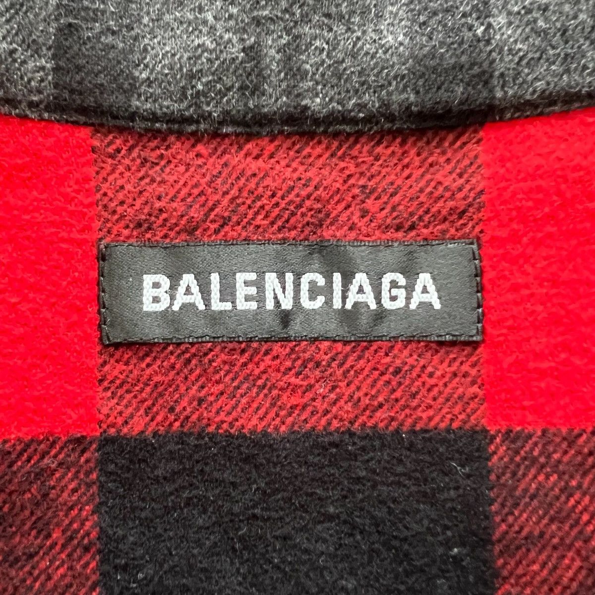 Balenciaga BALENCIAGA 2021SS ×DEMNA OVERSIZED PATCH WORK SHIRT Size US M / EU 48-50 / 2 - 2 Thumbnail