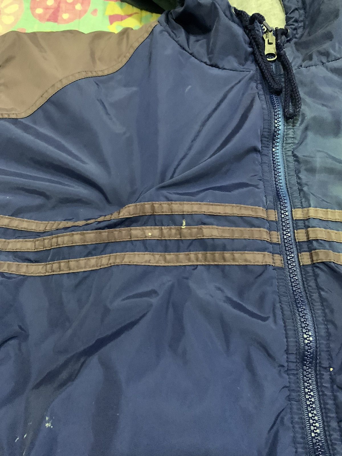 Adidas Vintage Adidas Reversible Hooded Jacket Size US L / EU 52-54 / 3 - 17 Thumbnail