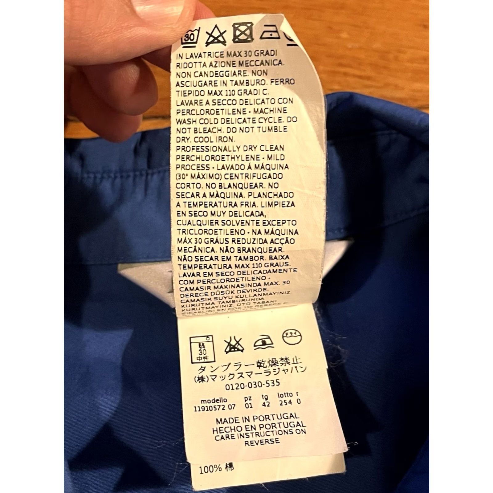 Max Mara Max Mara Blouse Dress Women’s 8 Blue Tunic A-Line Shirt Dress Casual Size M / US 6-8 / IT 42-44 - 6 Thumbnail