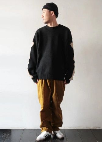 Kapital KAPITAL 5G wool bone crew sweater Skeleton black new S Size US S / EU 44-46 / 1 - 7 Thumbnail