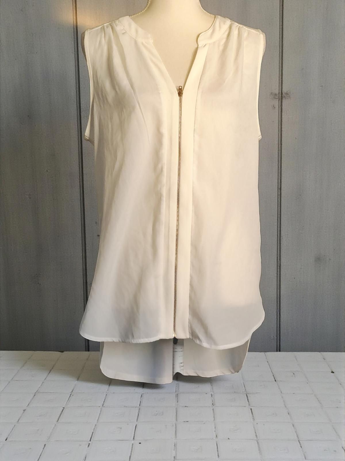 Other PerSeption Concept XL Sleeveless Blouse in Cream Size XL / US 12-14 / IT 48-50 - 3 Thumbnail