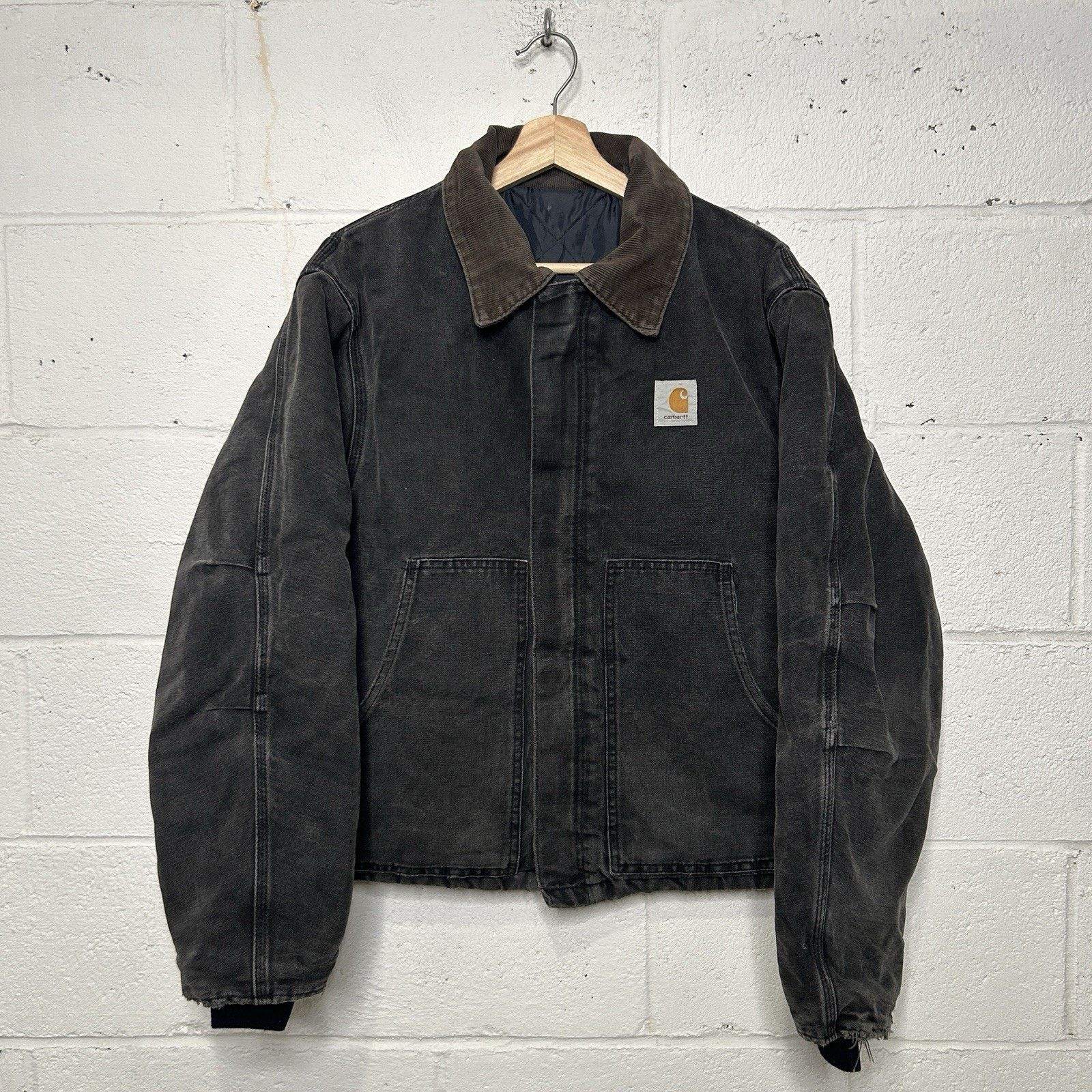 Carhartt Vintage Carhartt J02 black arctic work wear jacket | Grailed