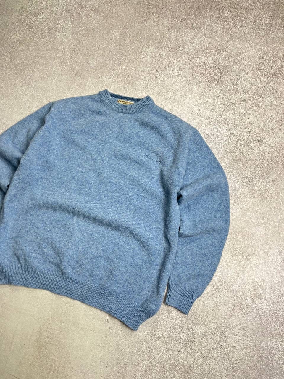 Burberry × Vintage Vintage Thomas Burberry Lambswool Knit Sweater 