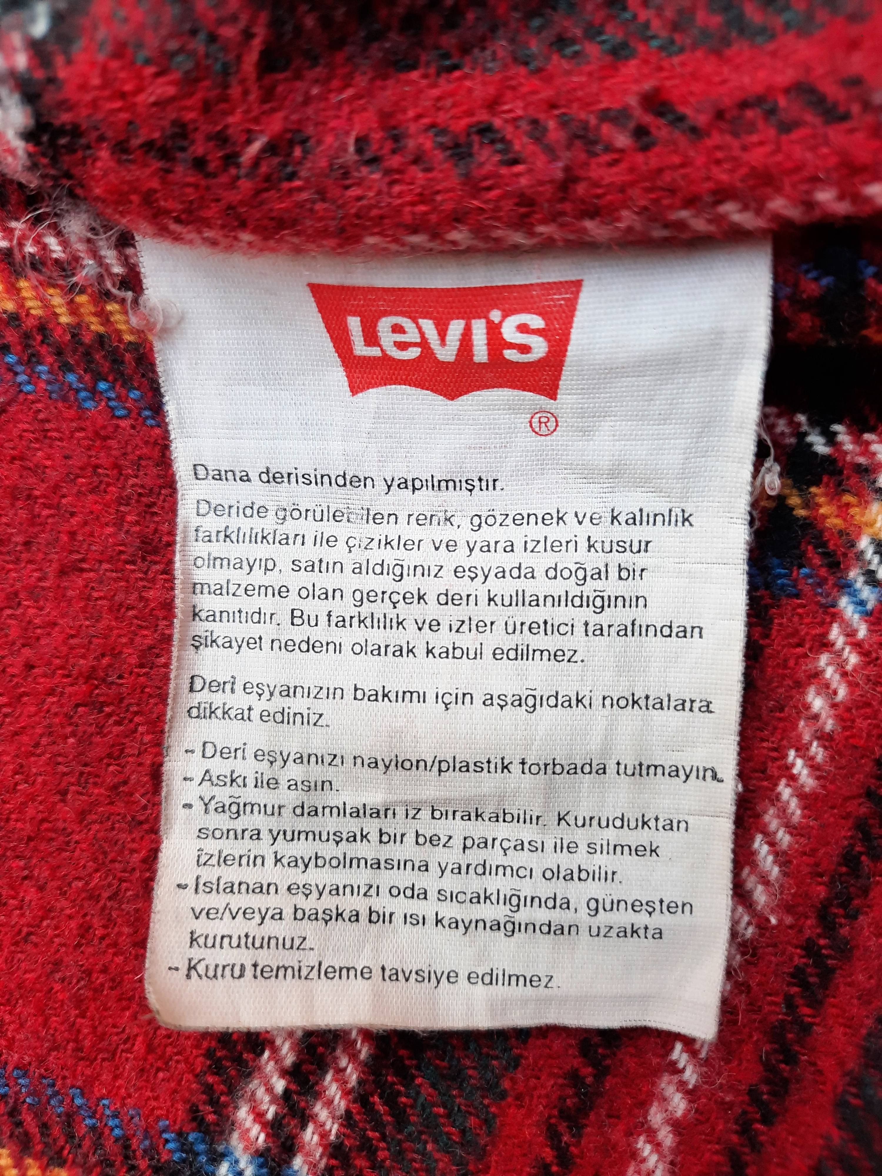 Levi's Vintage Clothing Vintage 90s Levi’s Brown Leather Jacket Cow Nappa Coat Size US L / EU 52-54 / 3 - 5 Thumbnail
