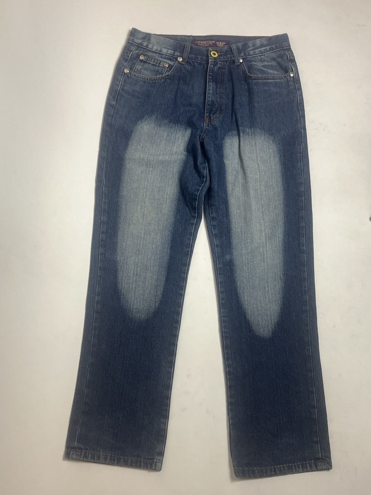 Christian Audigier × Ed Hardy × True Religion Christian Audigier Triple Skull Denim Size US 32 / EU 48 - 3 Thumbnail