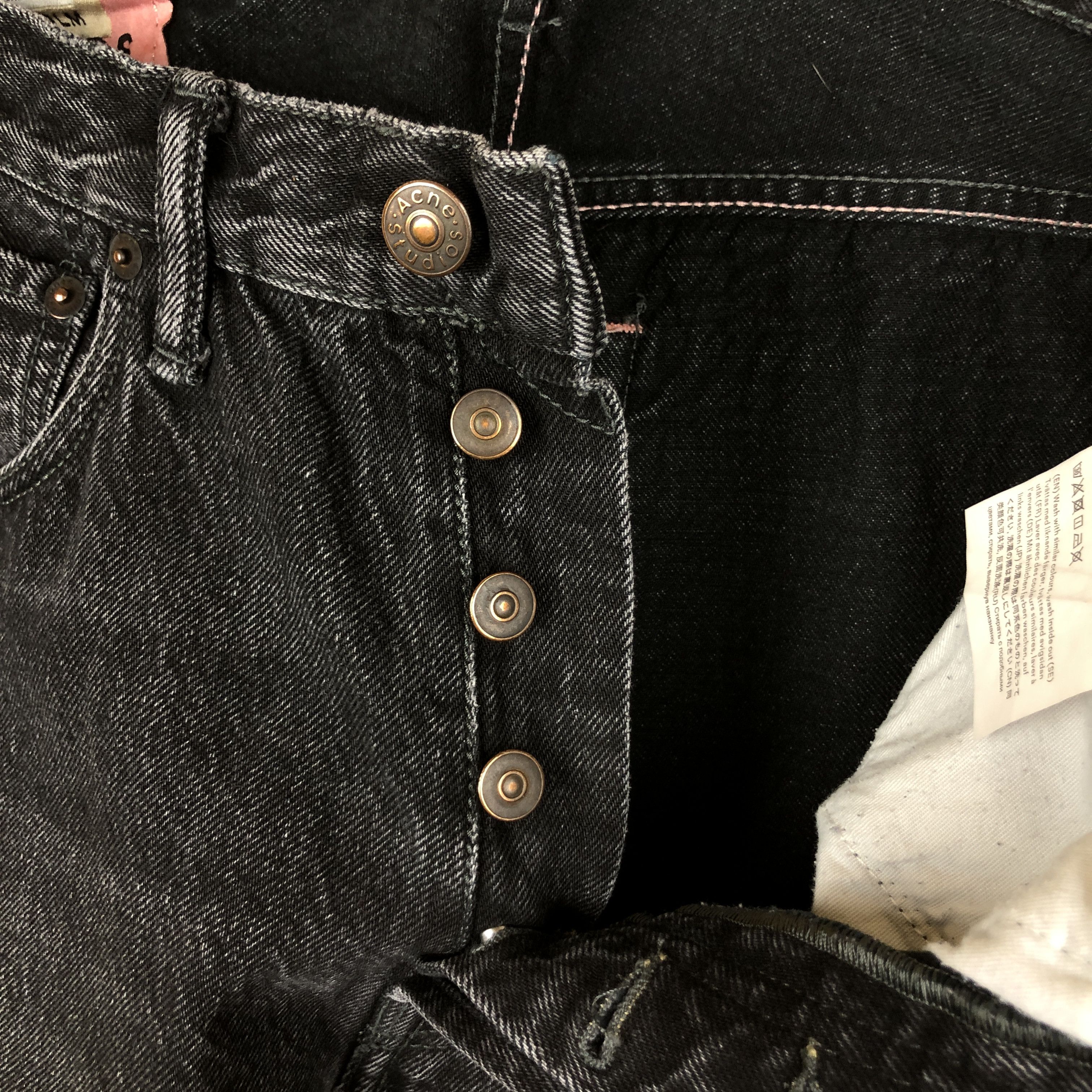 Acne Studios Acne Studios 1996 Vintage Black Jeans Size US 30 / EU 46 - 6 Thumbnail