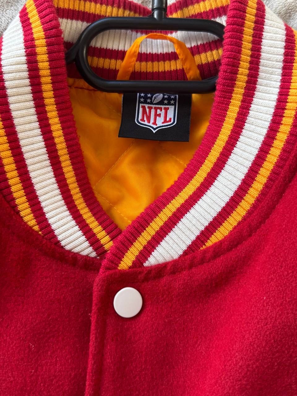 NFL Vintage 90s Kansas City Chiefs NFL Leather Bomber Jacket Y2K Size US M / EU 48-50 / 2 - 6 Thumbnail